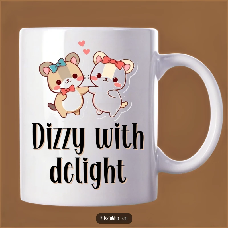 Funny Spinning Animal Friends Mug a Perfect Cute and Funny Gift
