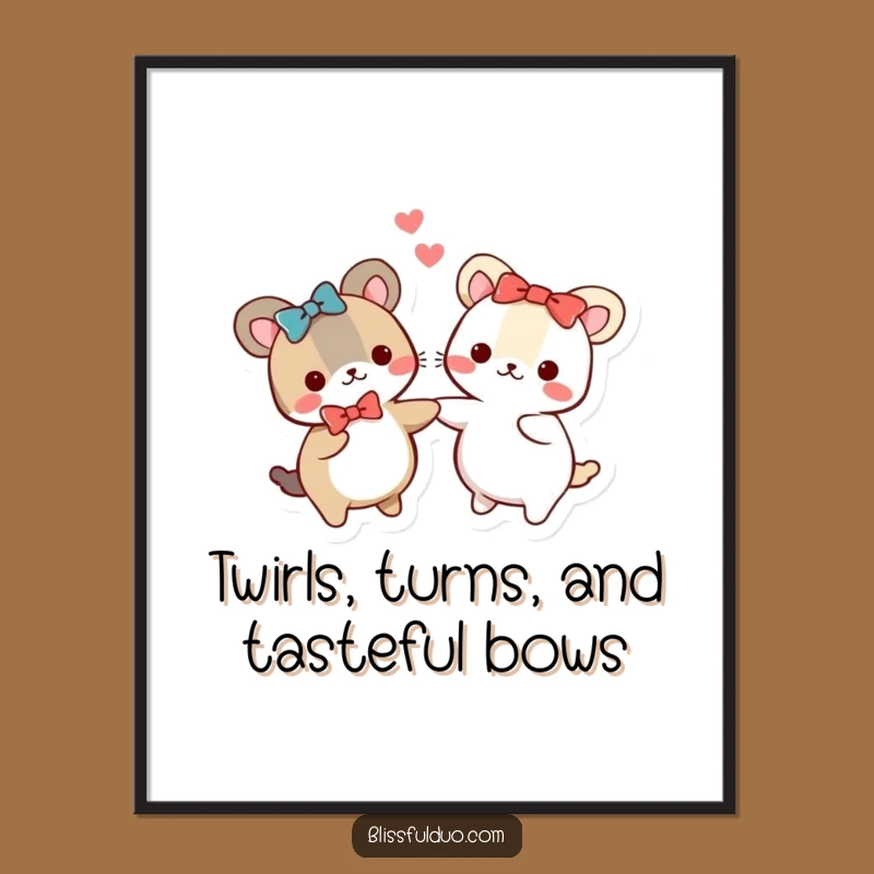 Funny Free Printable Wall Art: Whimsical Spinning Animals Duo, Quirky Downloadable Decor