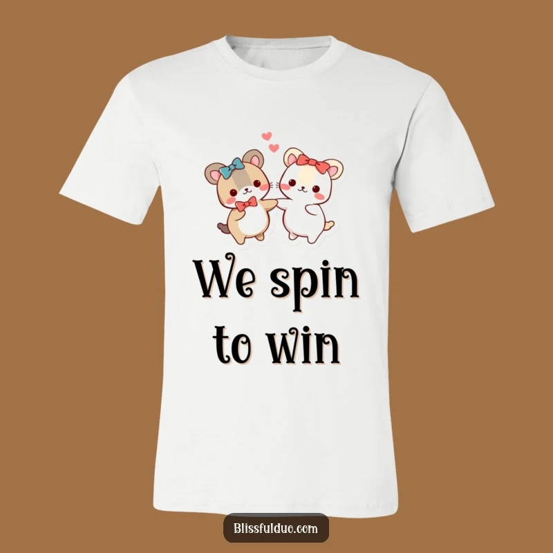 Funny Matching Bow Animals T-Shirt a Cute and Funny Gift for Friends