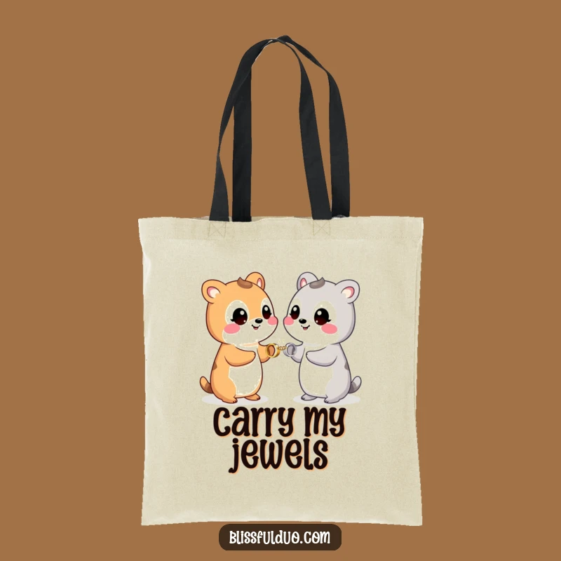 Funny Ring Bearer Animals Tote Bag a Charming and Funny Gift